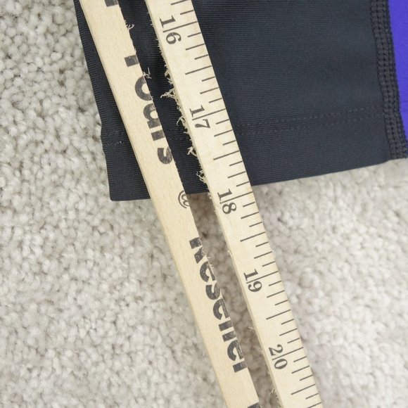 Under Armour Leggings Womens Small Black Heatgear Compression Stretch Crop - Picture 4 of 8